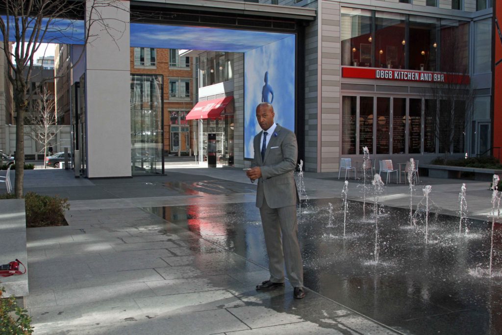 The moving wall at CityCenterDC