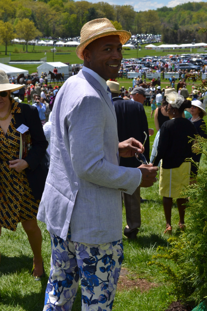 Smiling at the Virginia Gold Cup