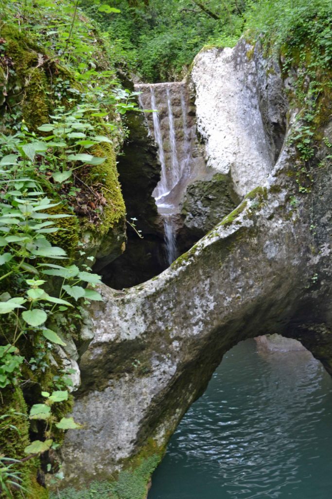 Natural Stone Bridge during six days in Slovenia