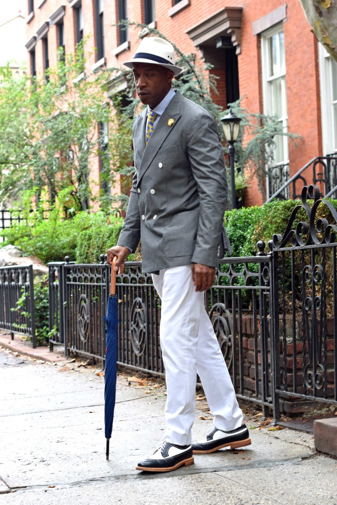 NYFWM streetstyle & ready for the weather