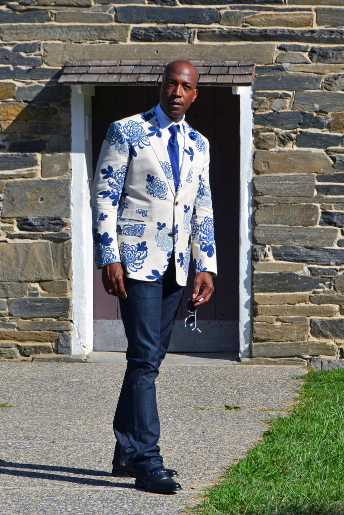 Billy Reed floral blazer in Rock Creek