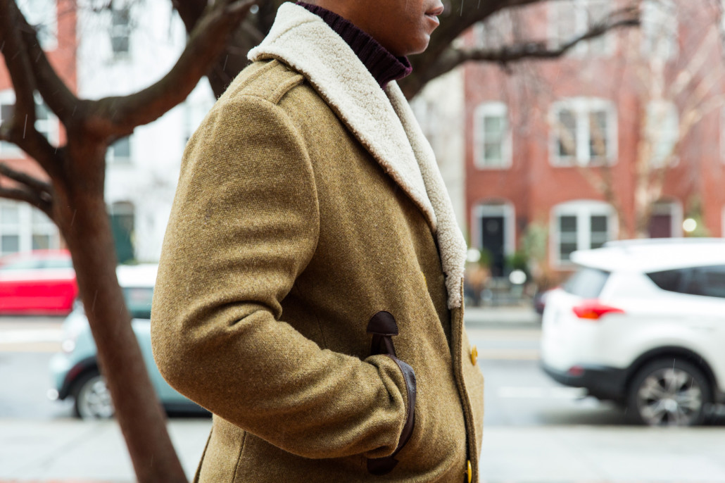 Details of the Gant Spectator Coat