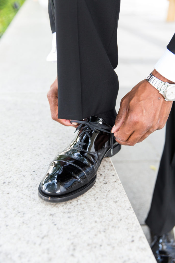 Tuxedo shoes