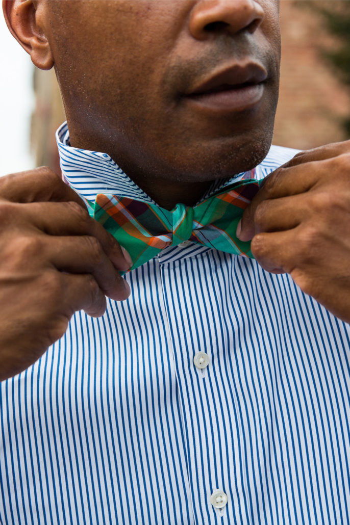 Celebrating National Bow Tie Day - tie the tie