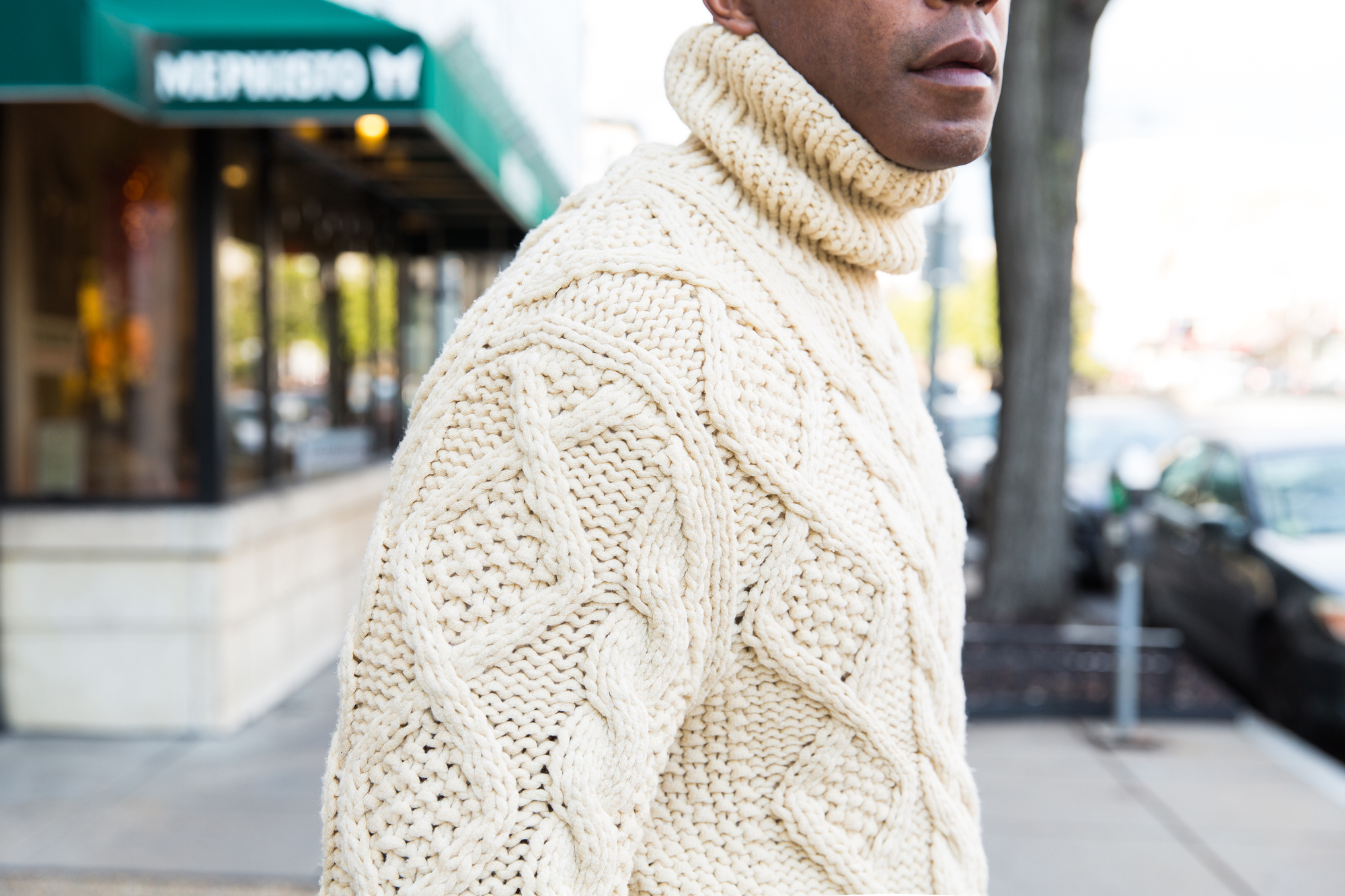 Chunky Sweater in Dupont Circle