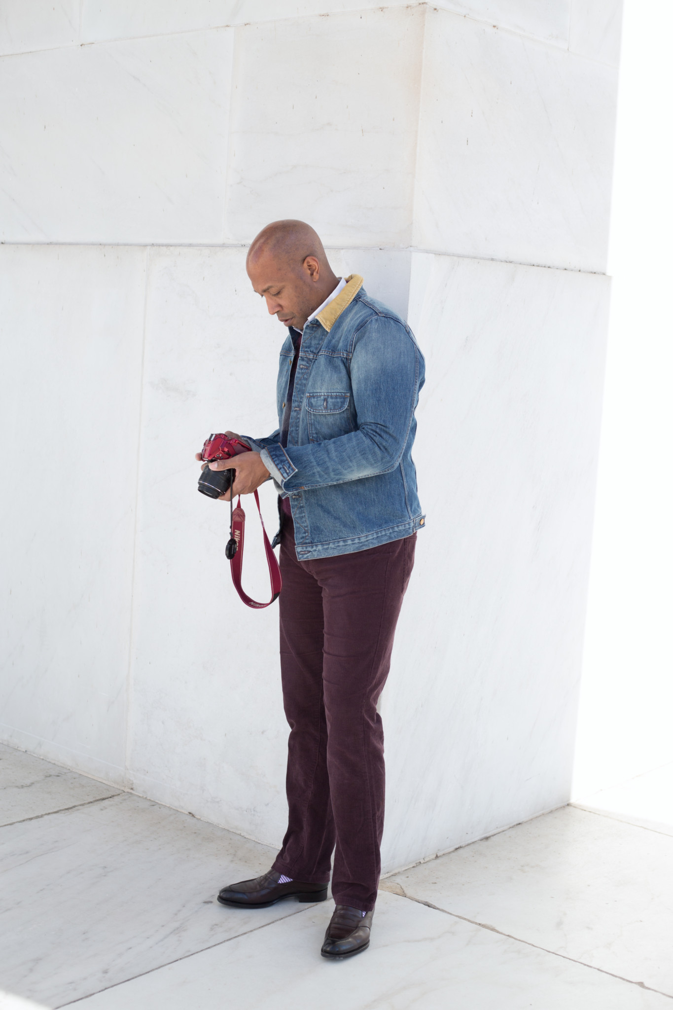 Denim and Corduroy with camera