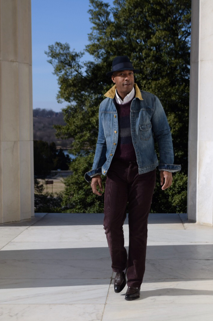 Denim and Corduroy full look