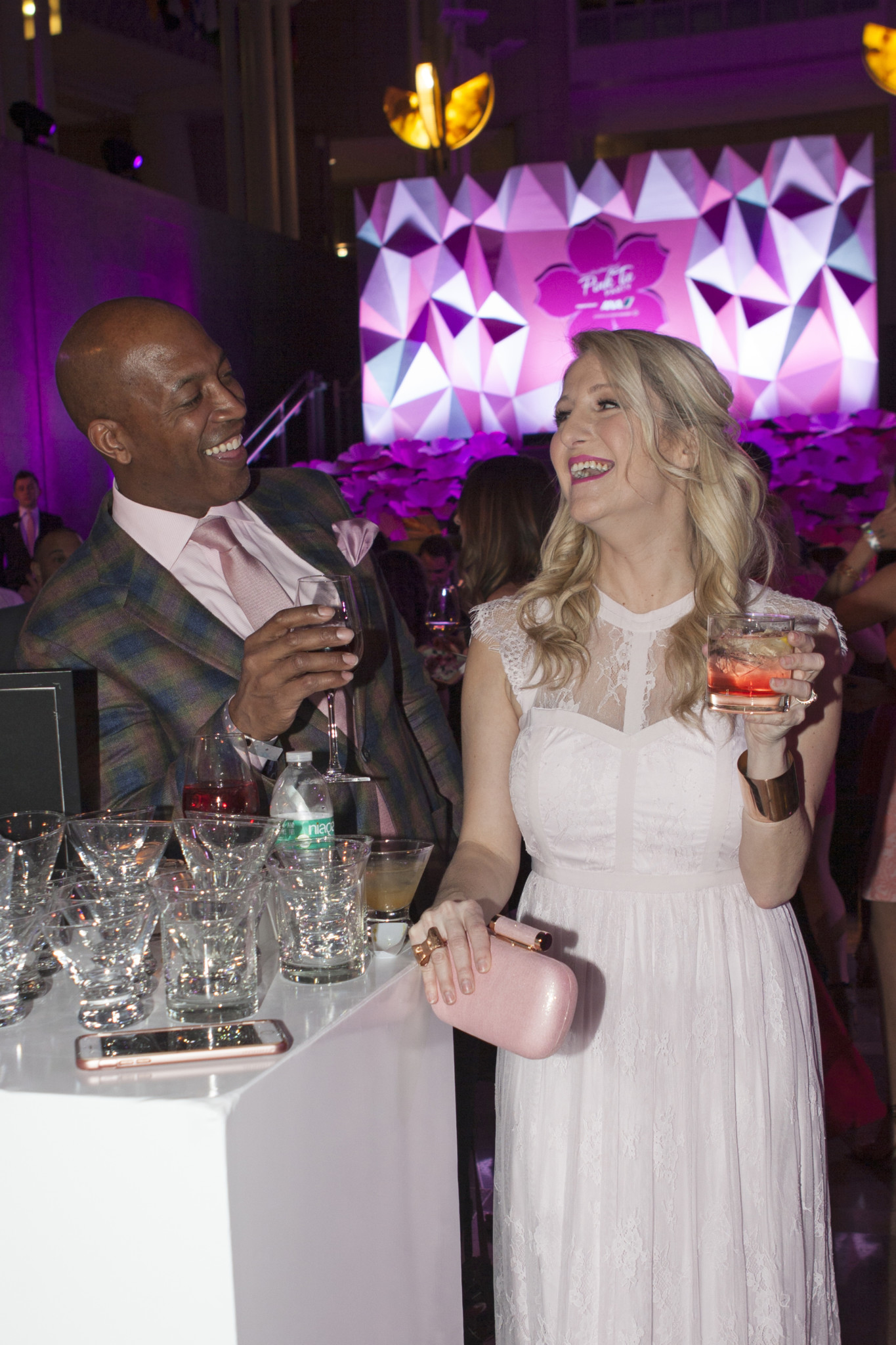 Cherry Blossom Pink Tie Party with A Lacey Perspective