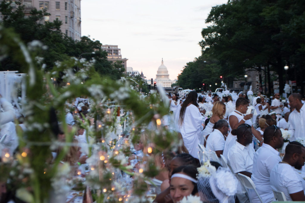 Dîner en Blanc DC - view