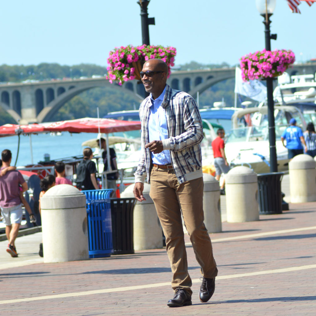 DCFashion Fool in Rockports in Washington Harbor