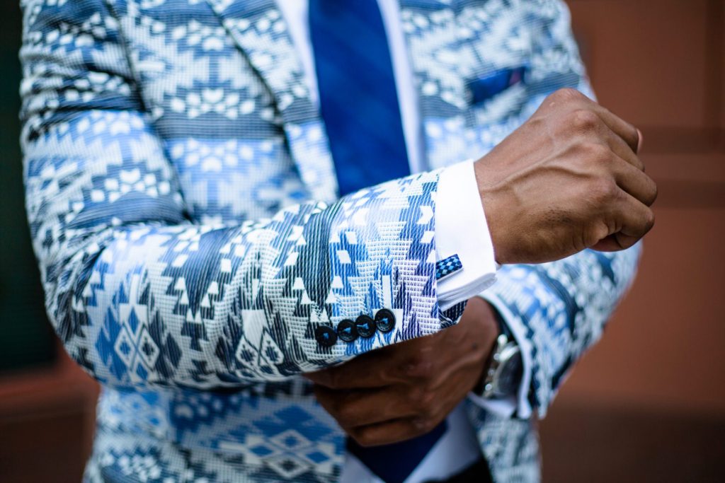 Paisley and Gray Short Suit