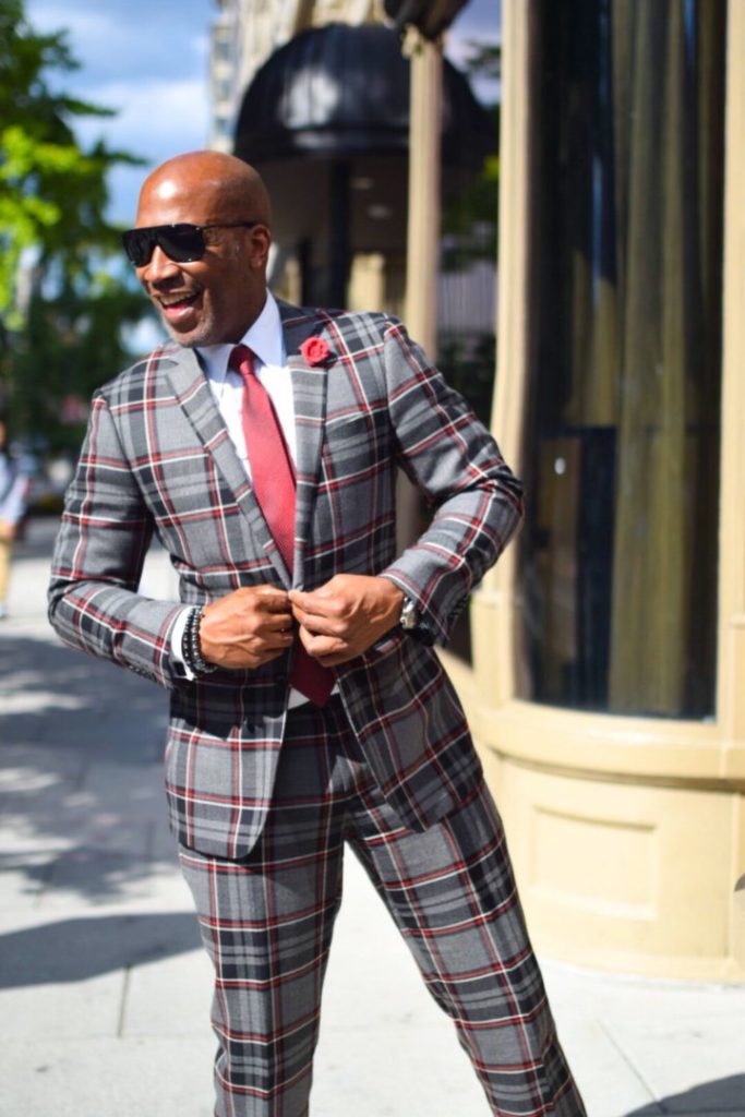 A Bold Suit - Bold pattern with color