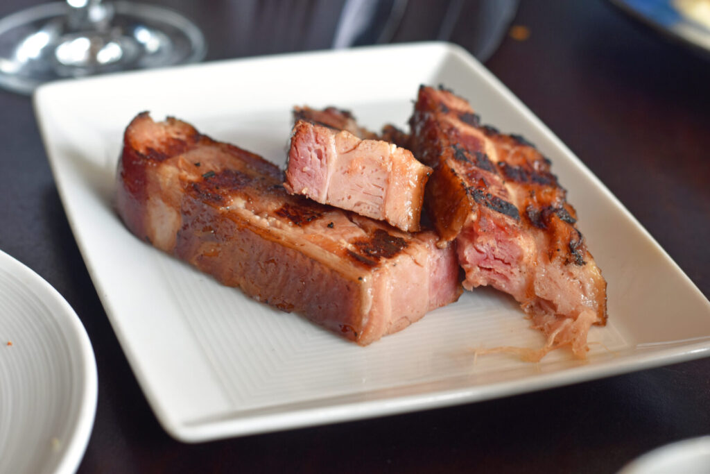 Brunch at Bourbon Steak - Braised Bacon