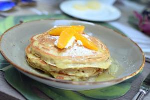 Orange Creme Pancakes - Brunch in the Yard