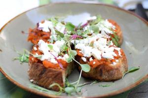 Tomato Toast- Brunch in the Yard